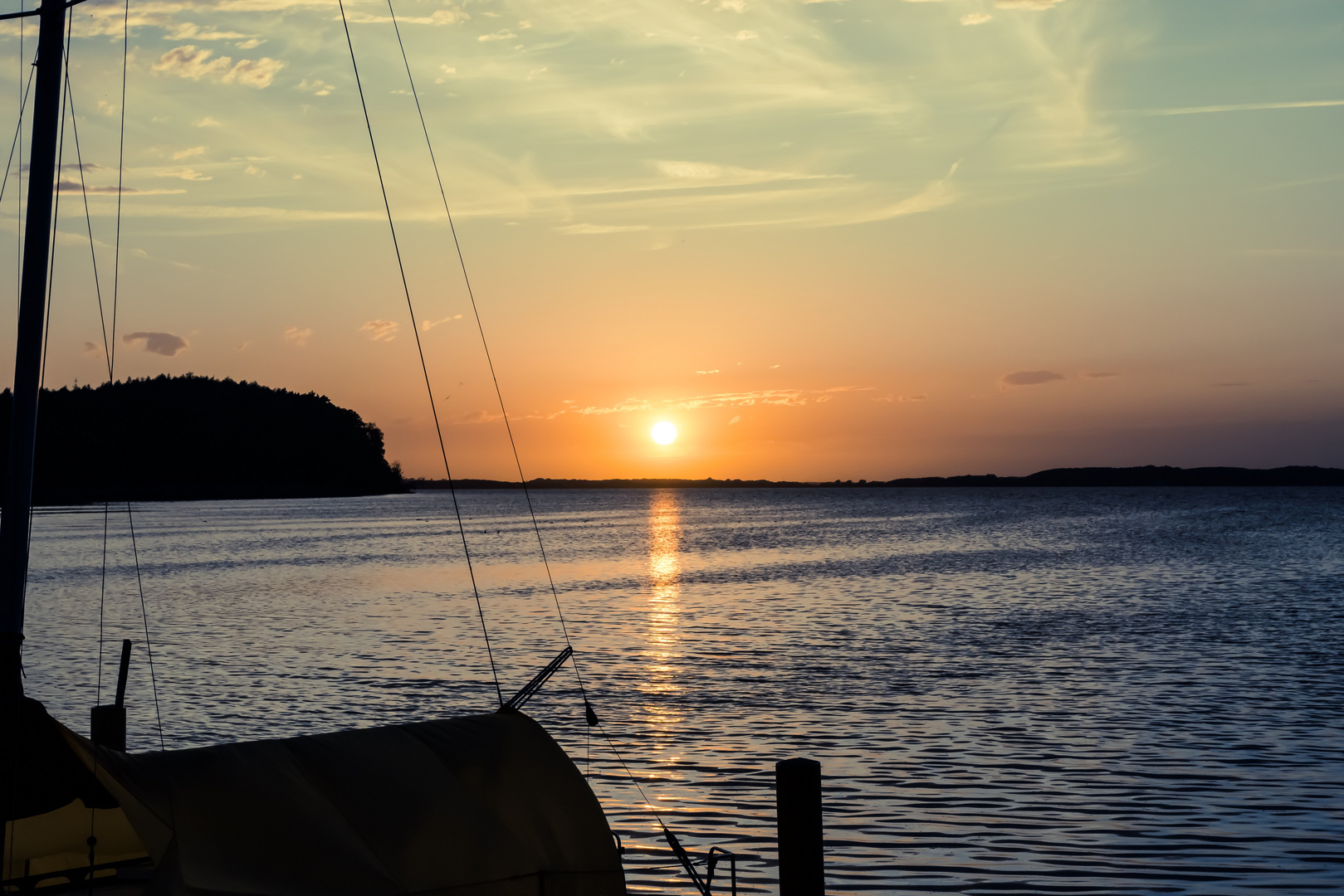 Sonnenuntergang Kleiner Jasmunder Bodden