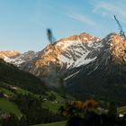 Sonnenuntergang Kleinwalsertal