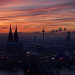 Sonnenuntergang Köln