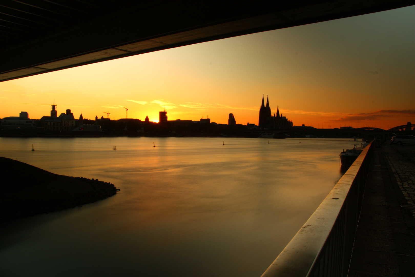 Sonnenuntergang Köln