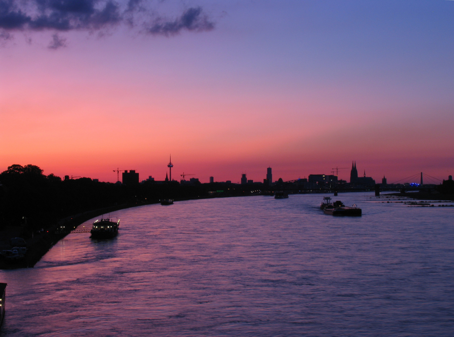 Sonnenuntergang Köln