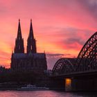 Sonnenuntergang Kölner Dom