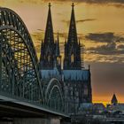 Sonnenuntergang Kölner Dom