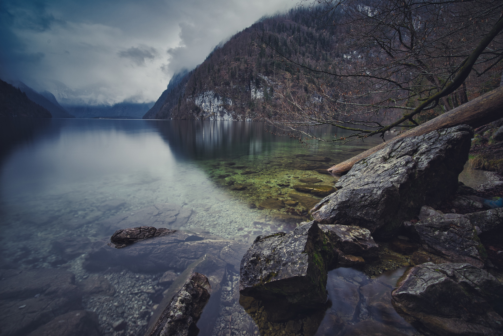 Sonnenuntergang, Königssee