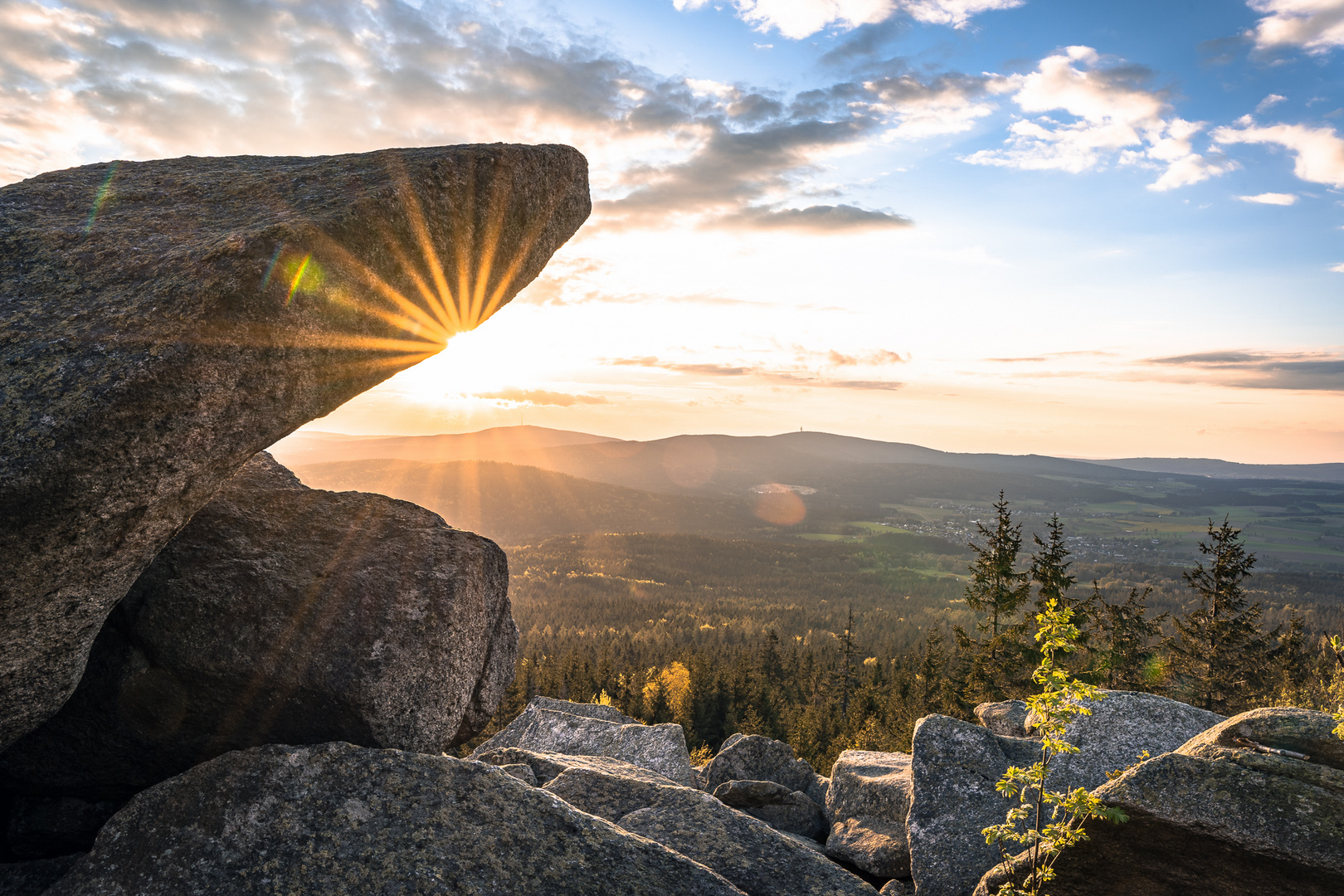 Sonnenuntergang Kösseine