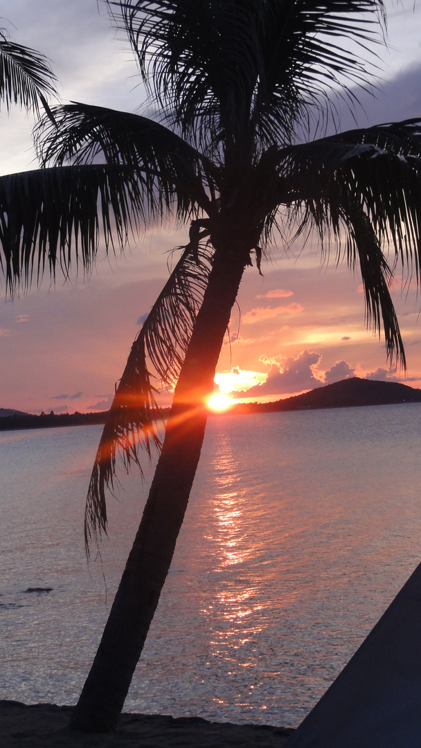 Sonnenuntergang Koh Samui Maenem Strand