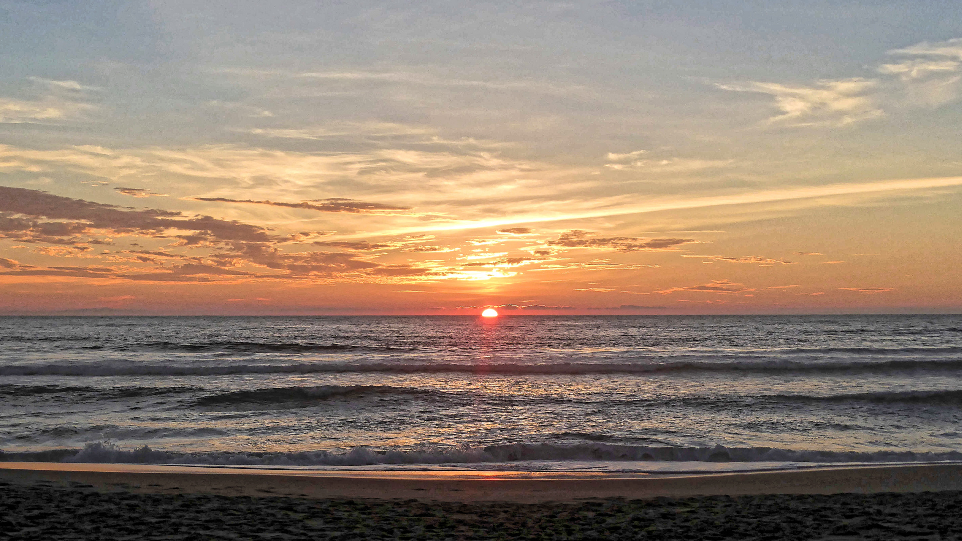 Sonnenuntergang kommen sehen