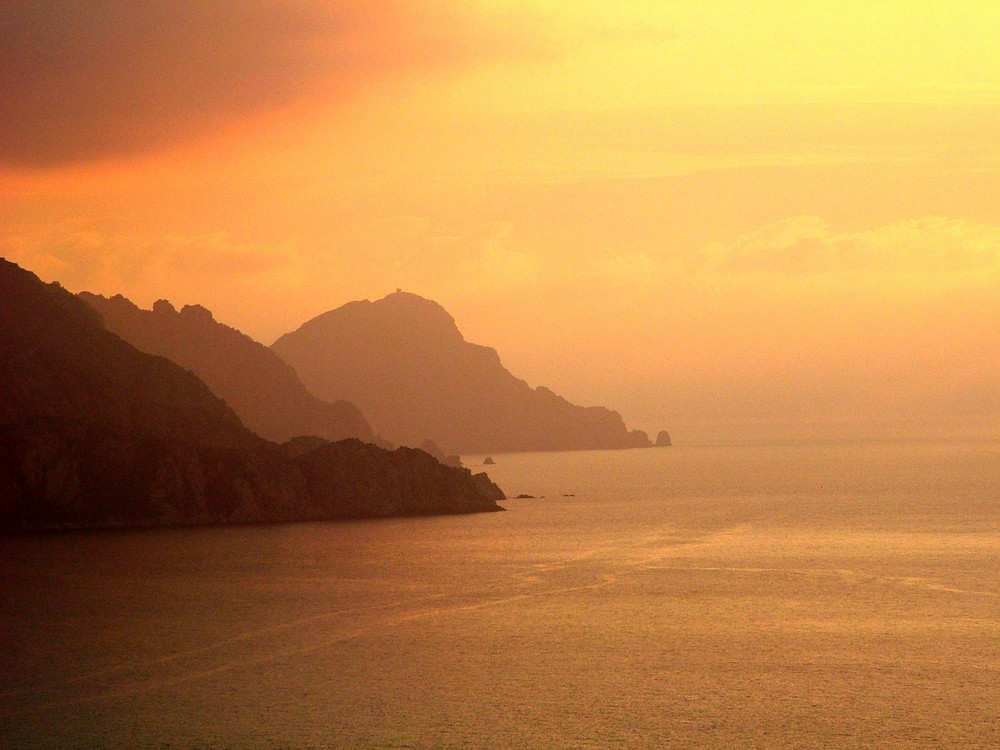 Sonnenuntergang , Korsika