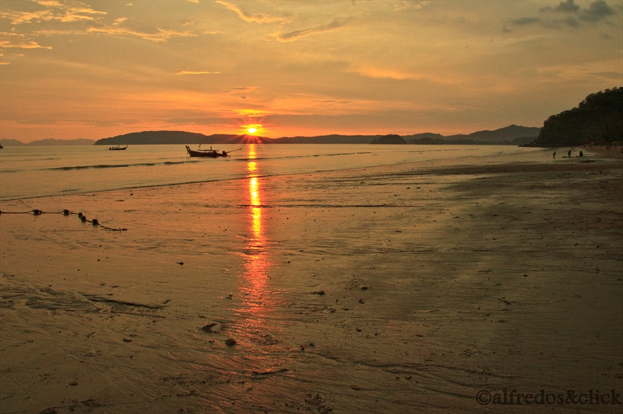 Sonnenuntergang Krabi/Strand