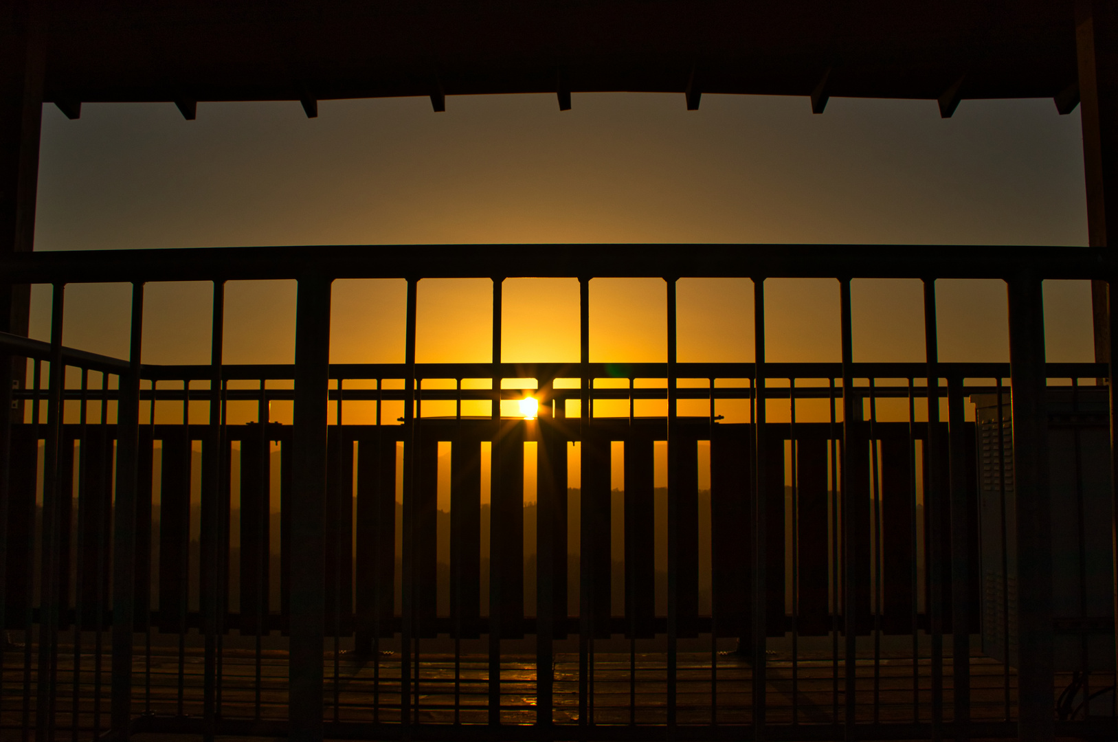 Sonnenuntergang Kreuzbergwarte