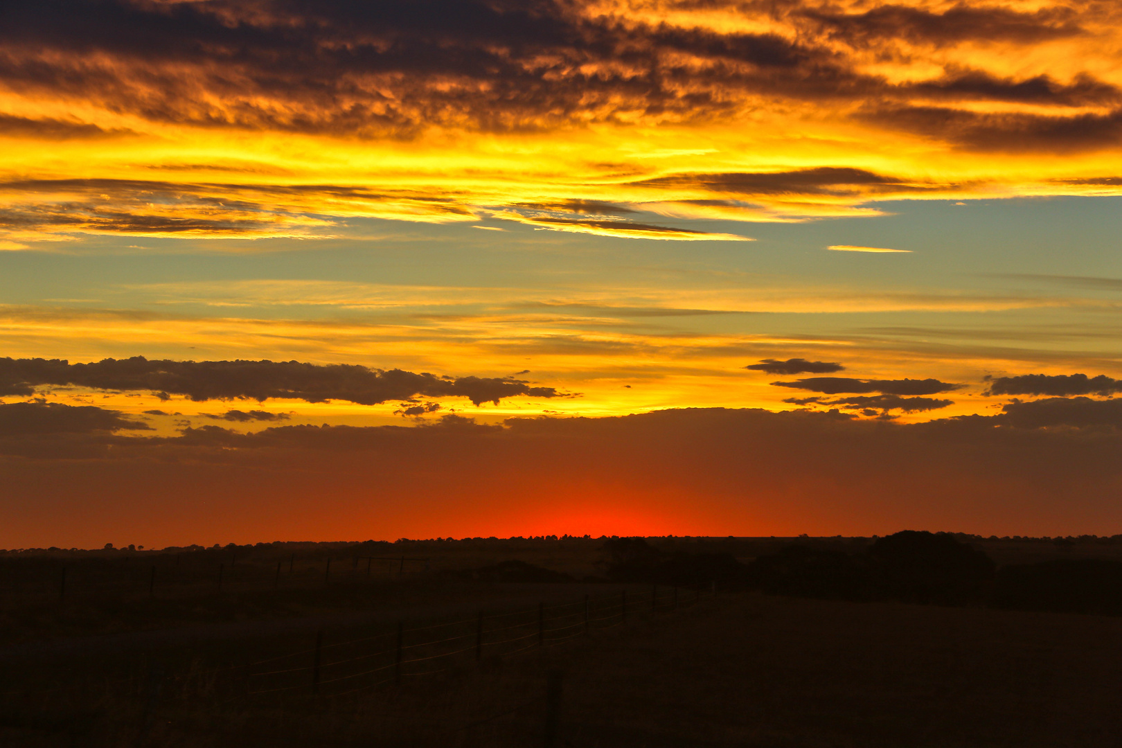 Sonnenuntergang kurz vor Esperance