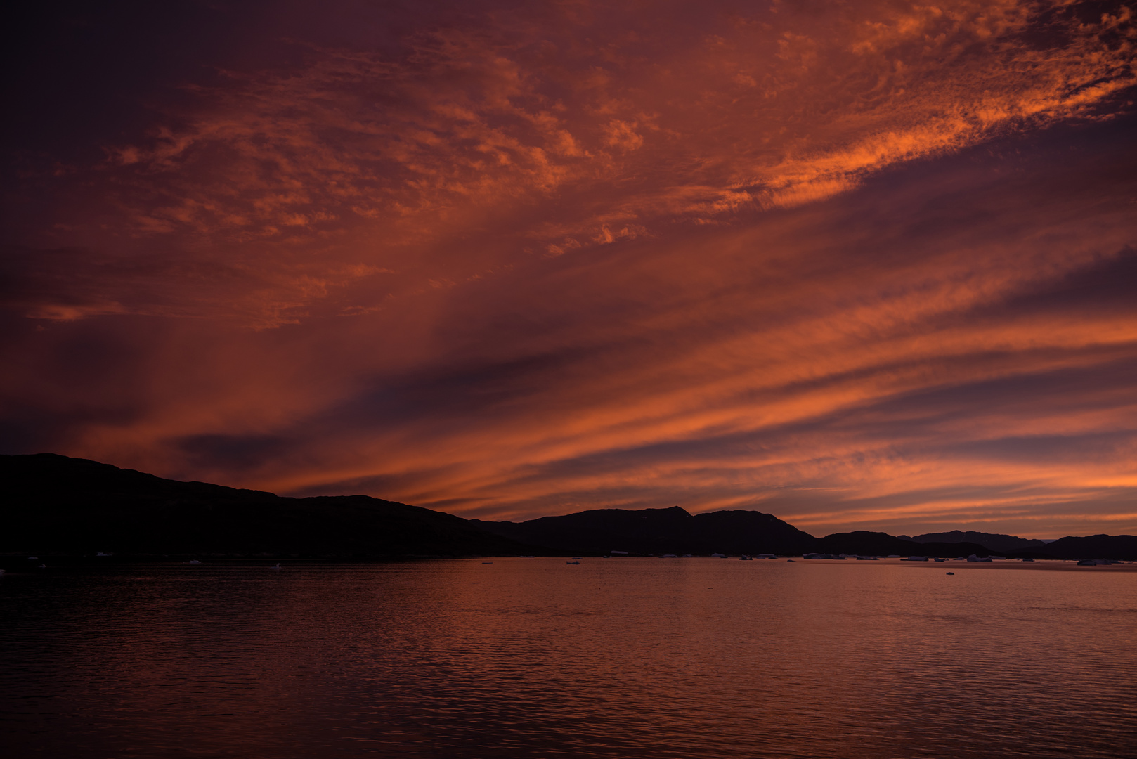 Sonnenuntergang kurz vor Grönland    DSC_2031