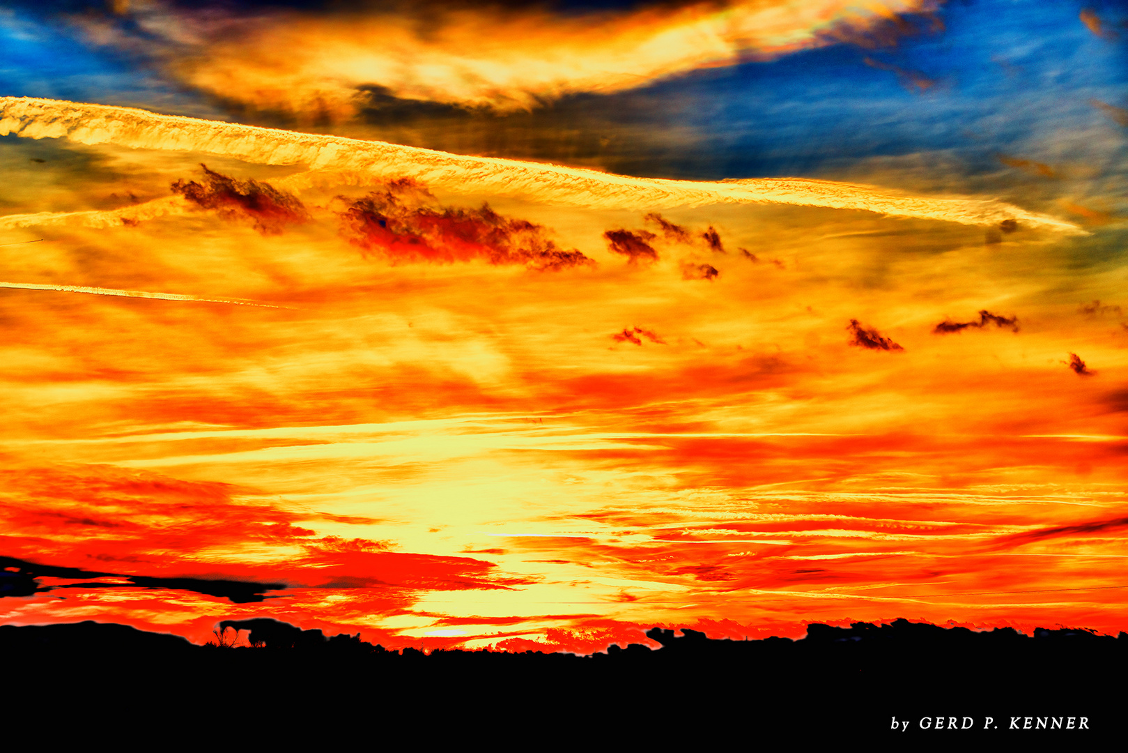 Sonnenuntergang kurz vor Jahresende