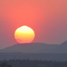 Sonnenuntergang kurz vor Ostern