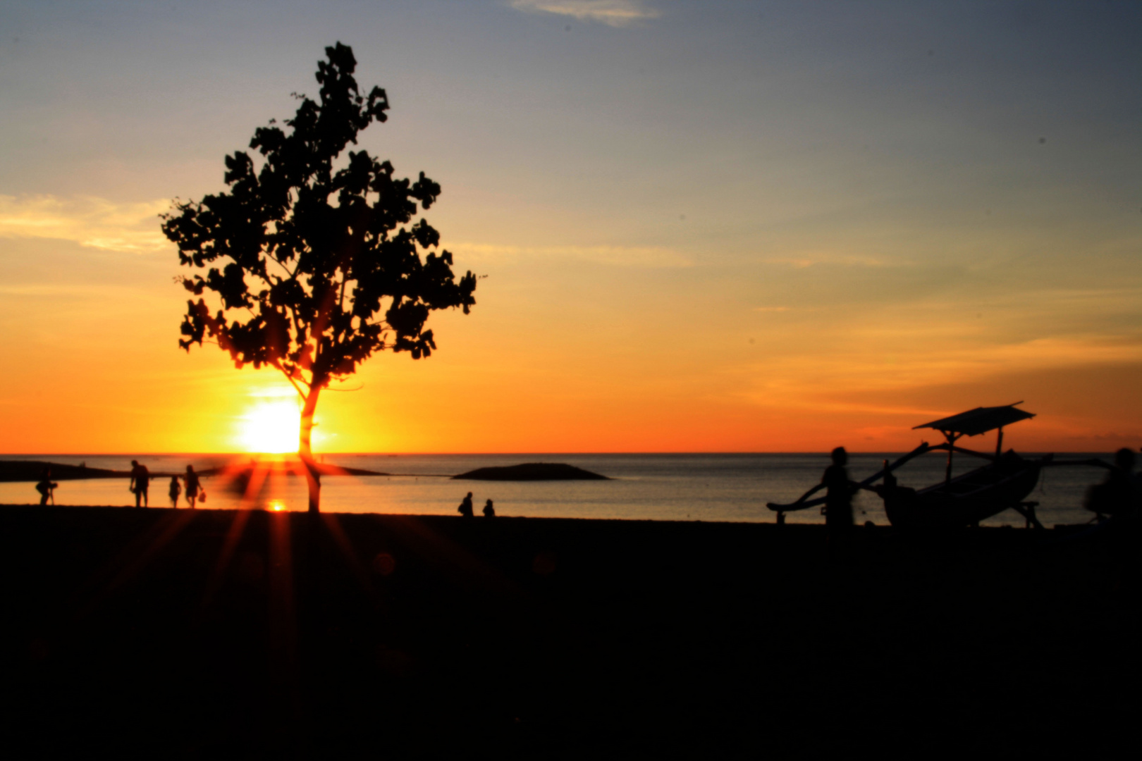 Sonnenuntergang Kuta Bali