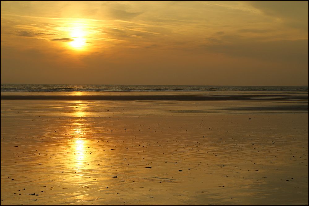 Sonnenuntergang la plage d´Oleron