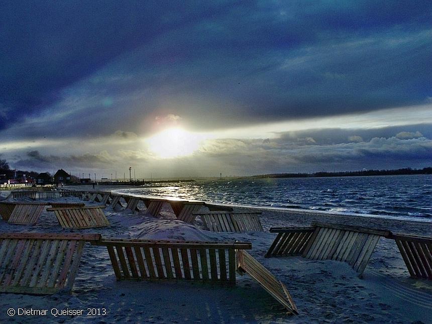 Sonnenuntergang Laboe