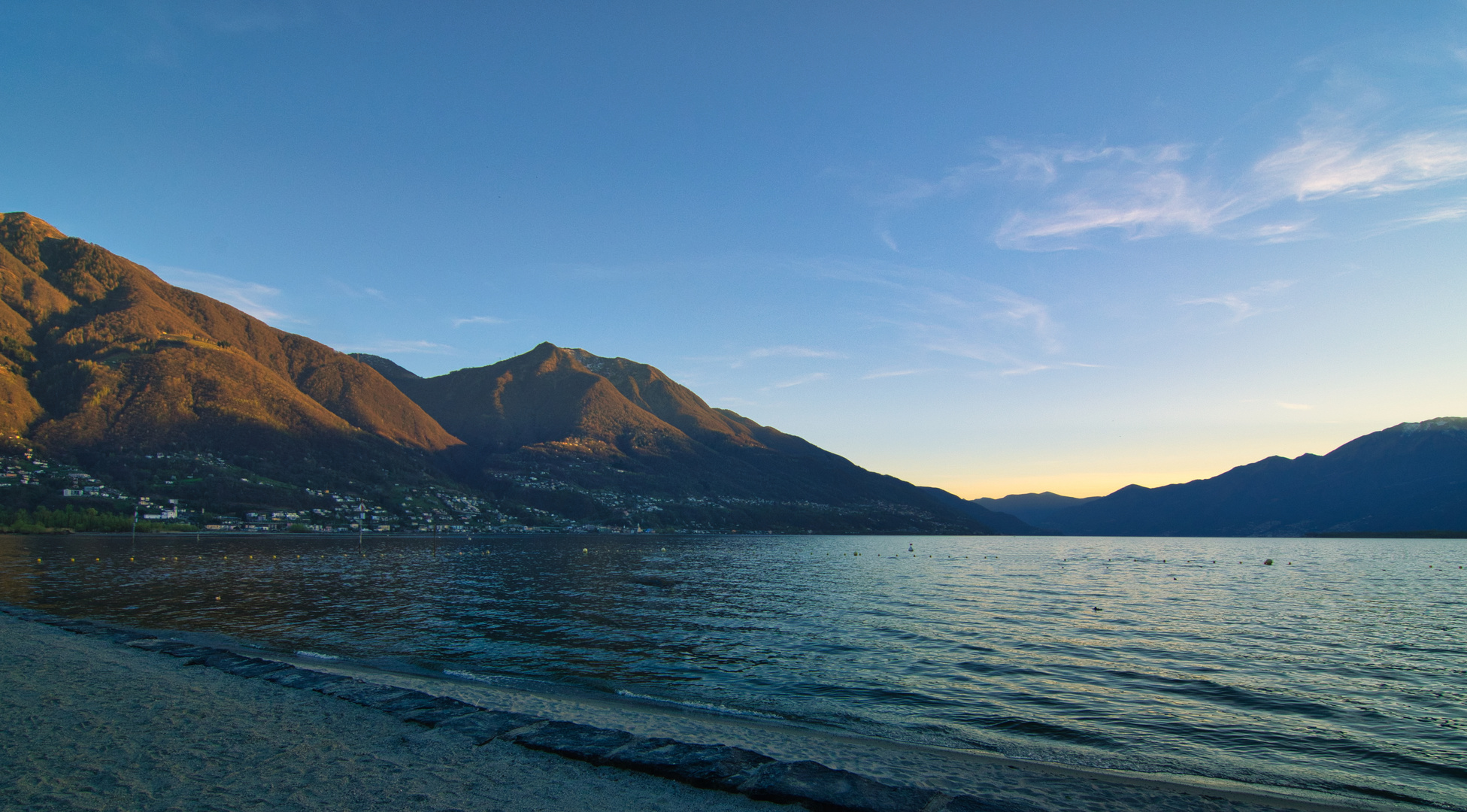 Sonnenuntergang Lago Maggiore