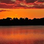 Sonnenuntergang Lago Peten Itza