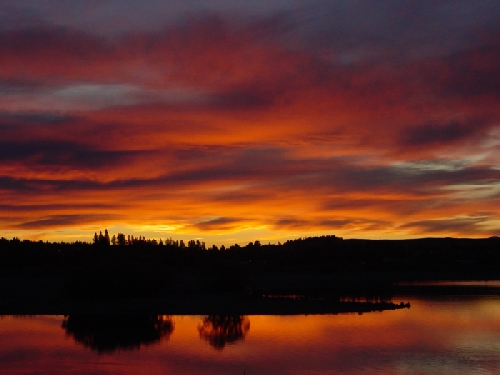 Sonnenuntergang Lake Tekapo