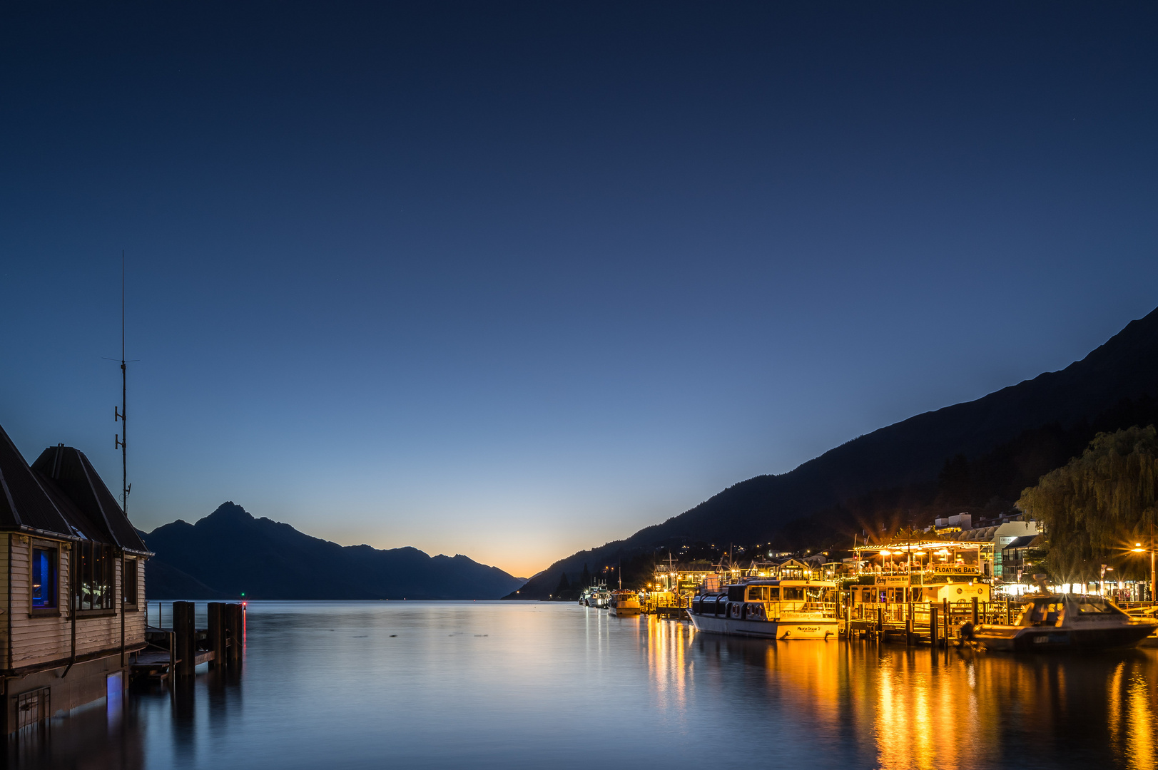 Sonnenuntergang Lake Wakatipu, Queenstown, NZ