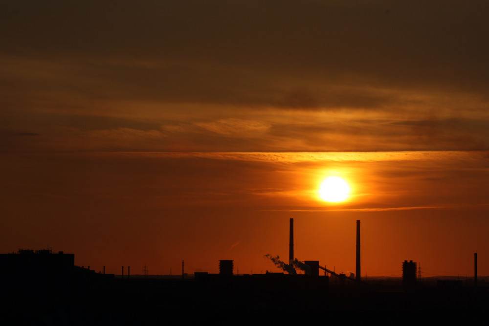 Sonnenuntergang - Landschaftspark