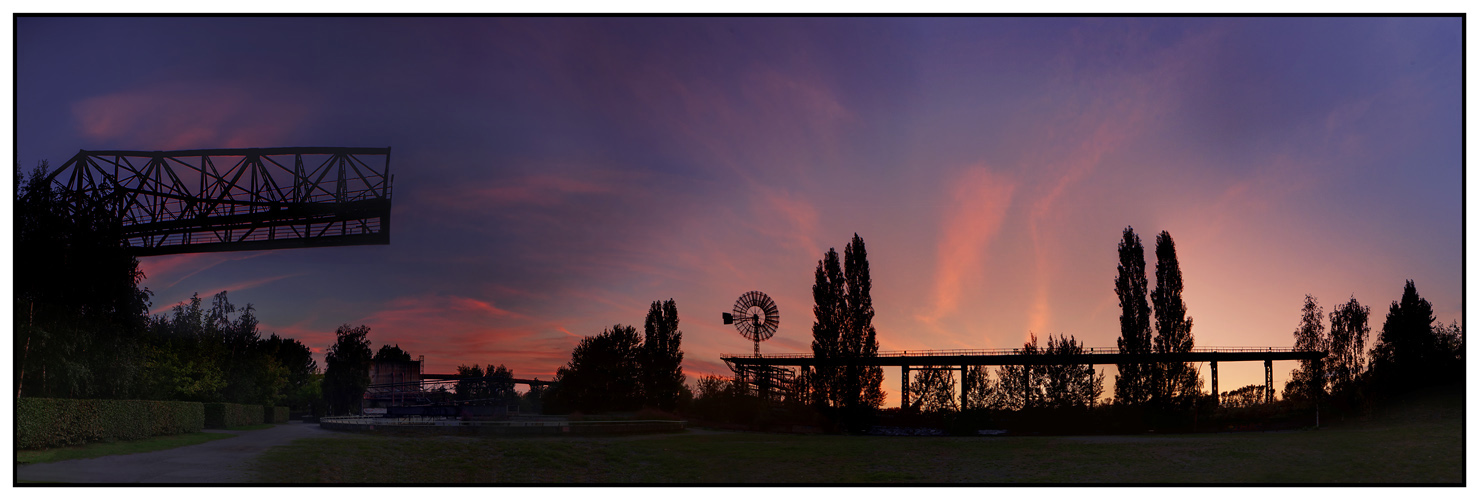 Sonnenuntergang Landschaftspark Duisburg
