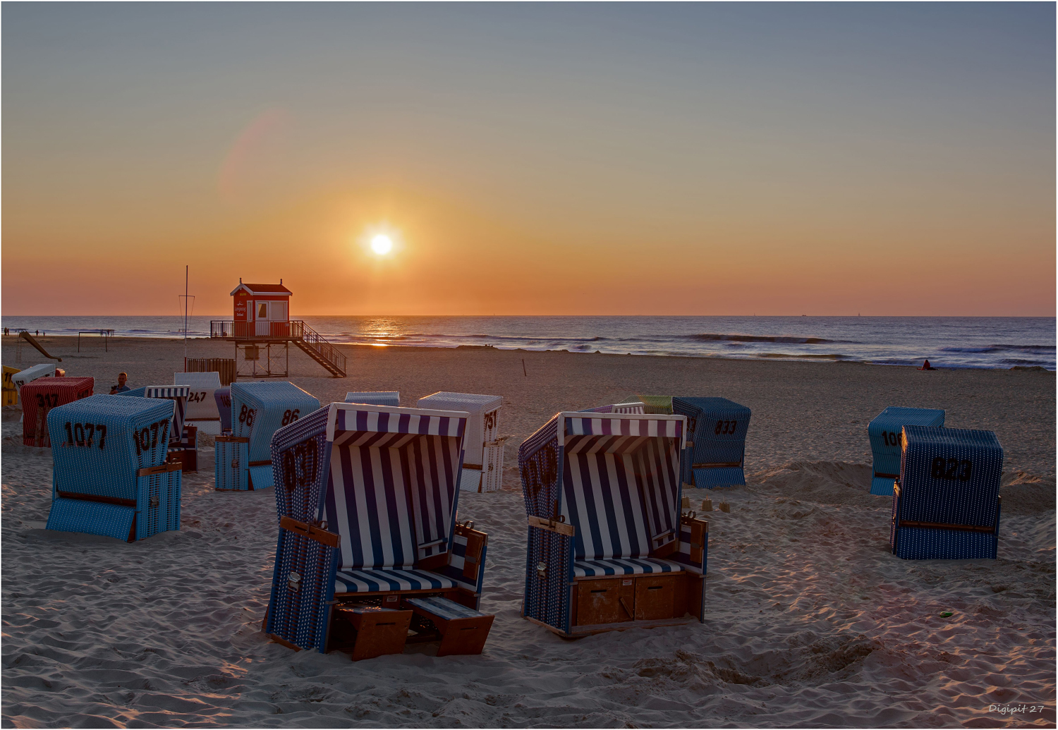 Sonnenuntergang Langeoog 2018-02