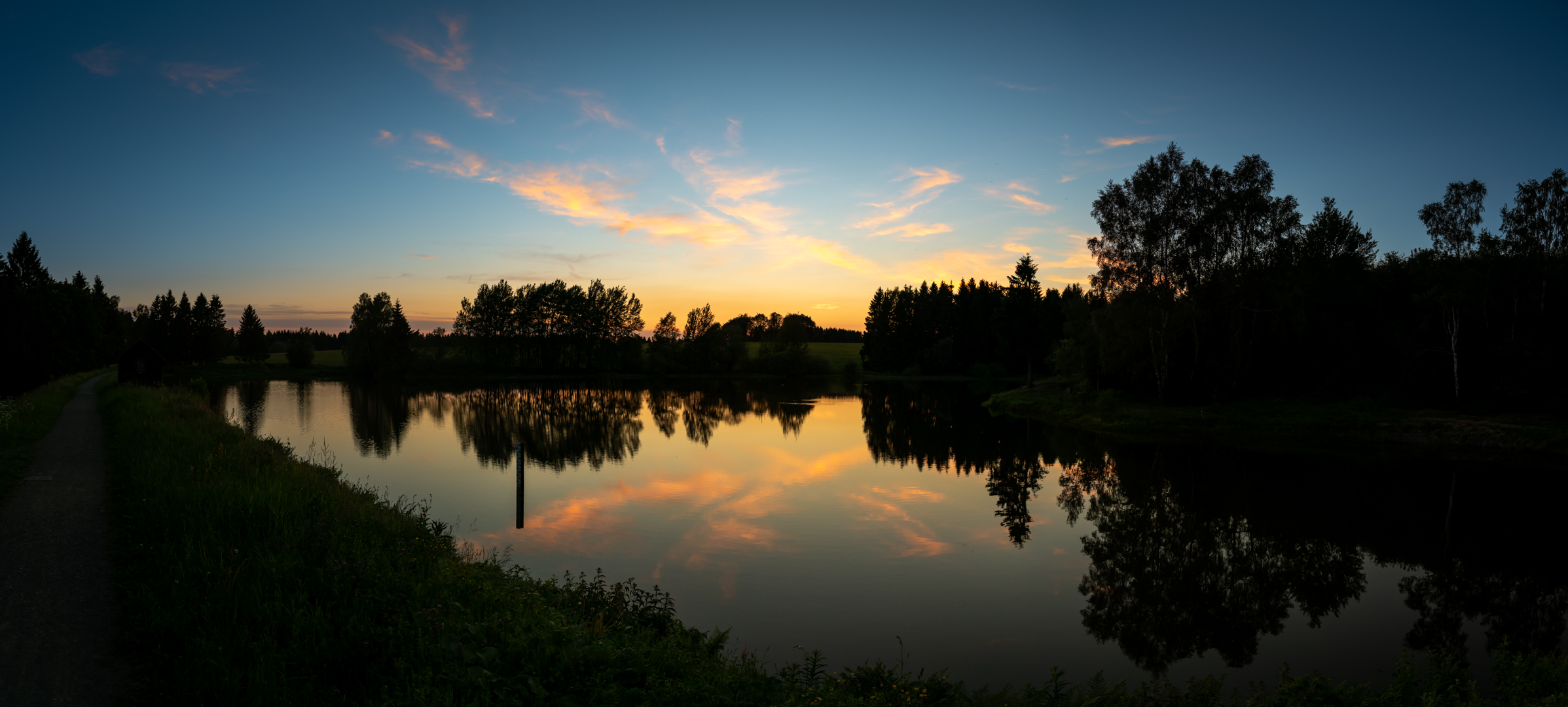 Sonnenuntergang Langer Teich