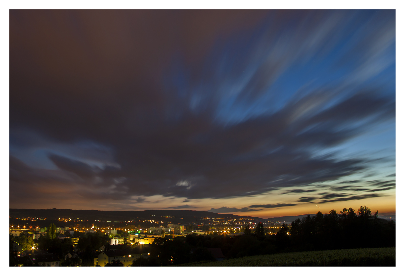 Sonnenuntergang Langzeitbelichtung