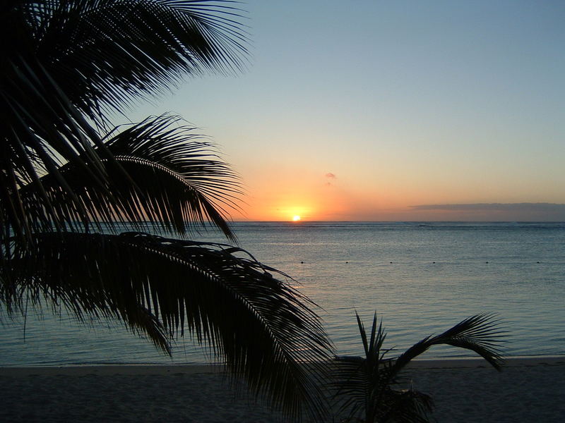 Sonnenuntergang - Le Morne- Mauritius