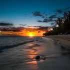 Sonnenuntergang Le Morne Mauritius 