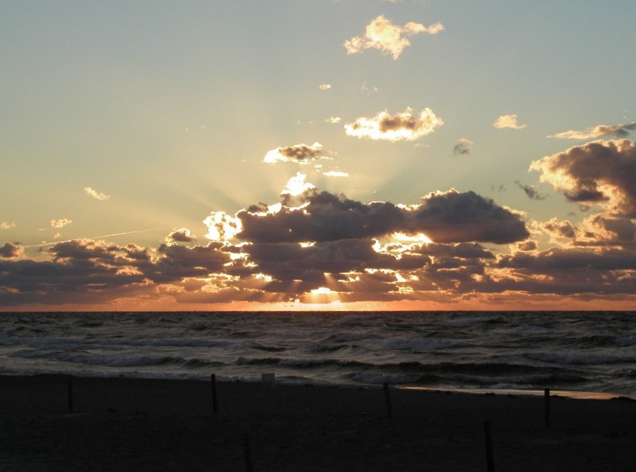 Sonnenuntergang, leicht gedreht