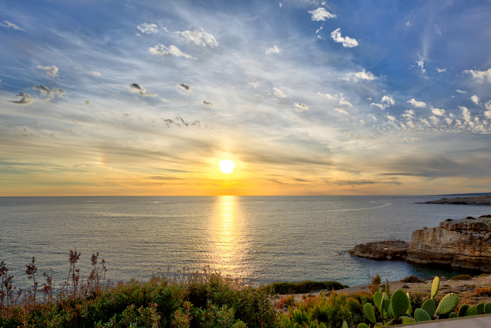 sonnenuntergang leuca