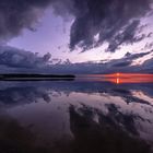 Sonnenuntergang Lietzow ,Insel Rügen