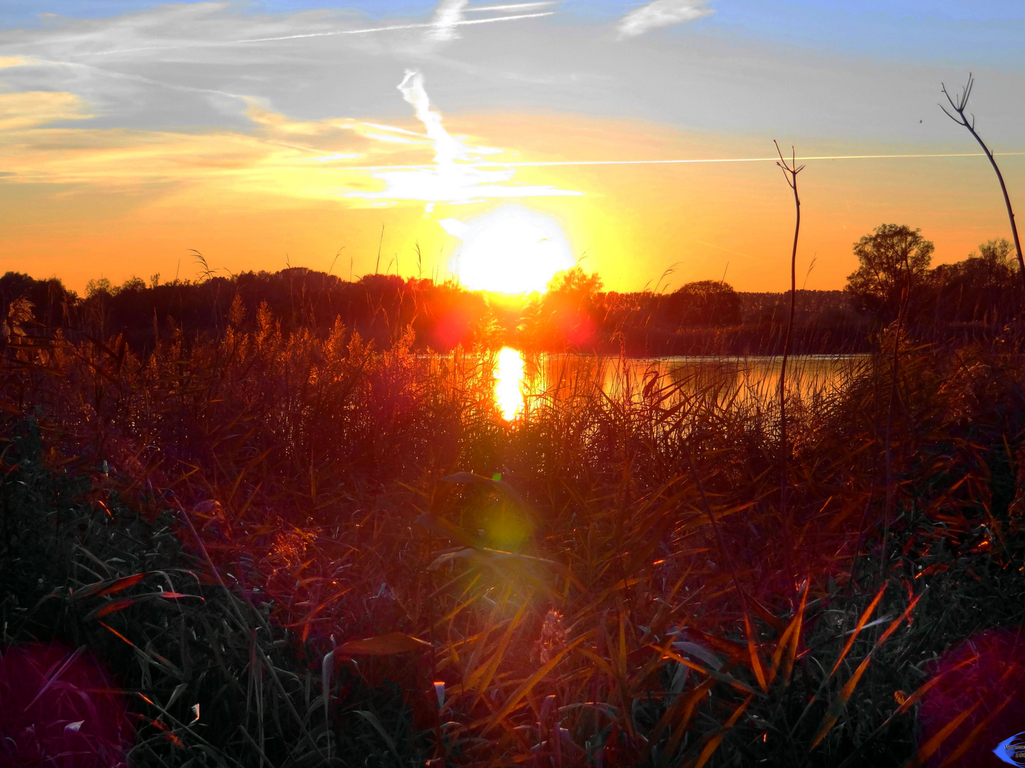 Sonnenuntergang Linumer Bruch