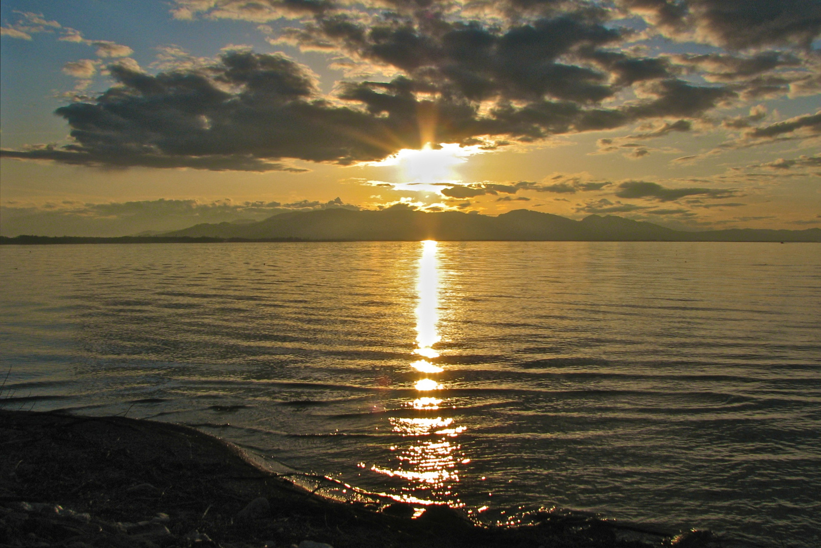 Sonnenuntergang Lochau