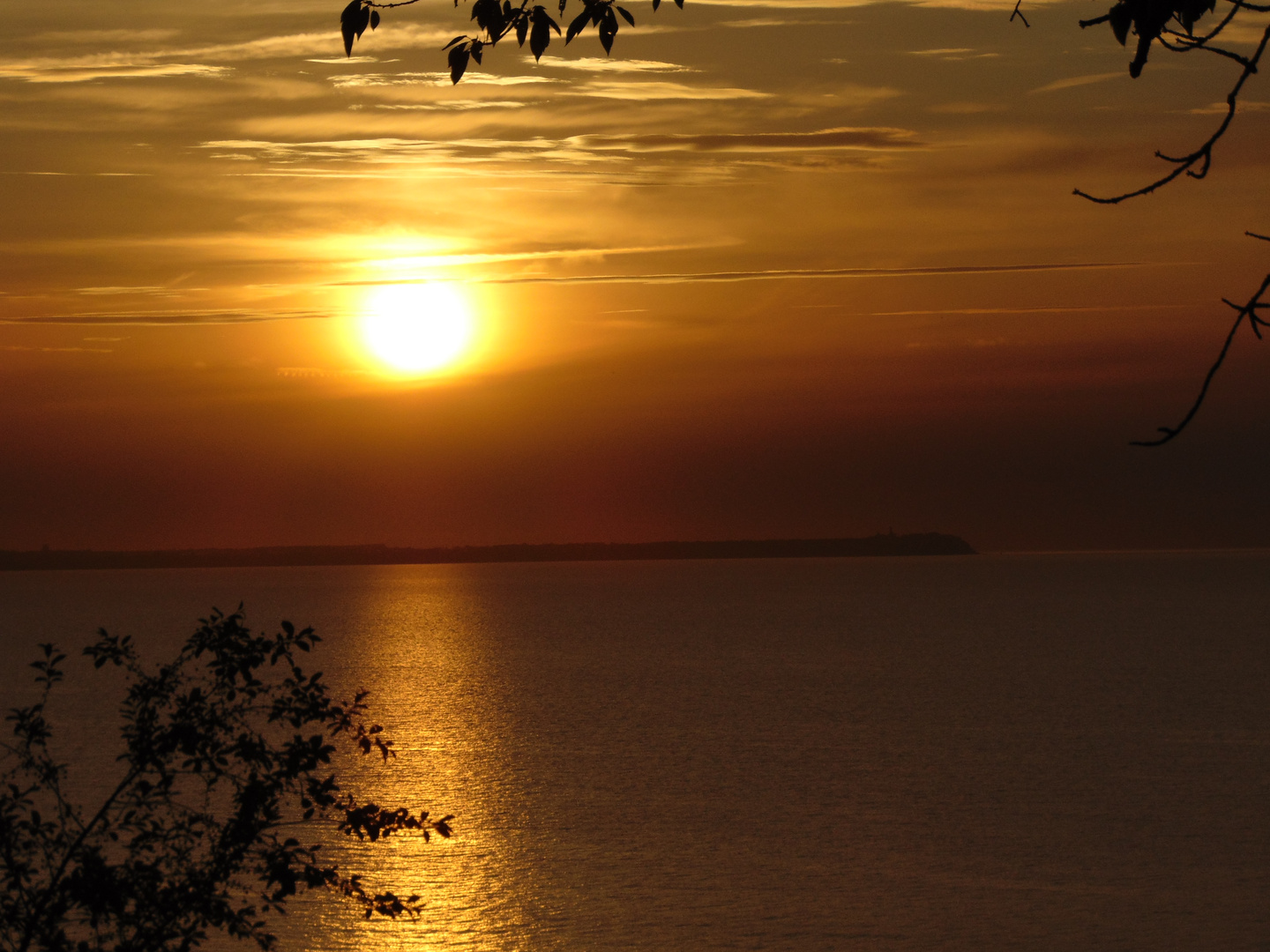 Sonnenuntergang Lohme 06/2019