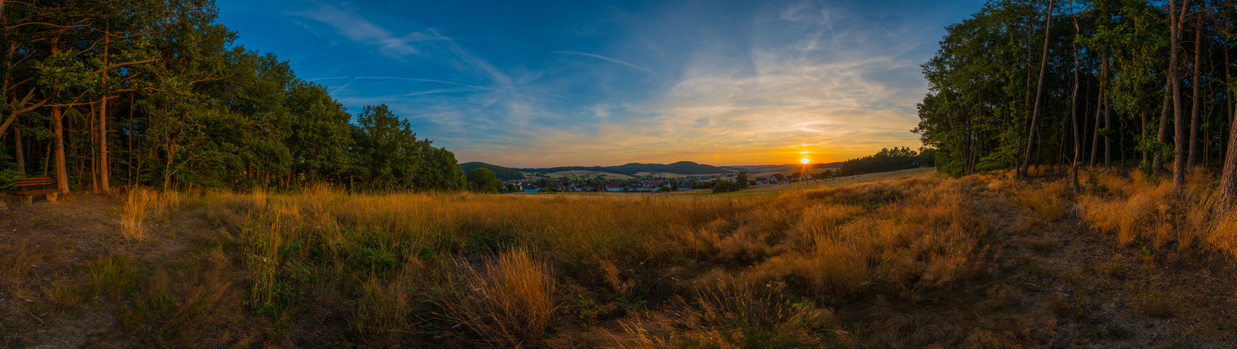 Sonnenuntergang Lohra 