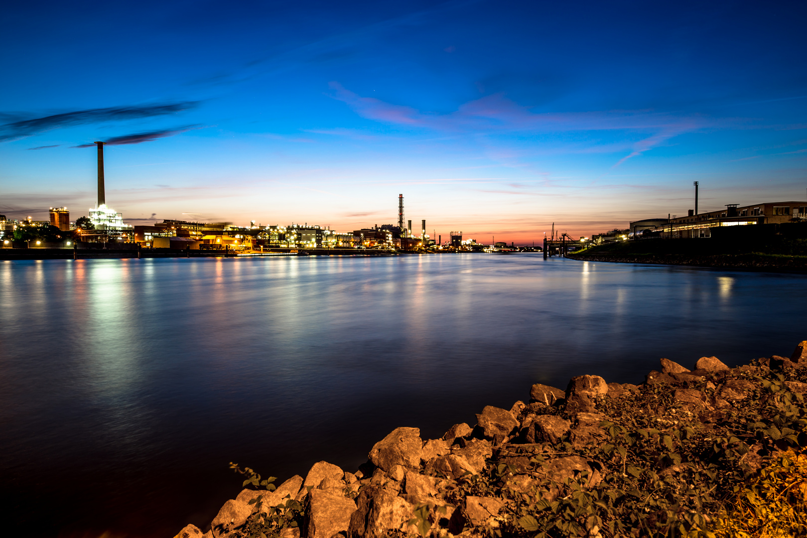 Sonnenuntergang Ludwigshafen