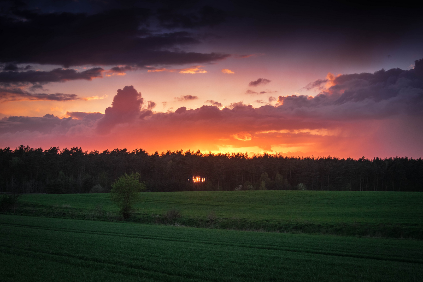 Sonnenuntergang Lüneburg