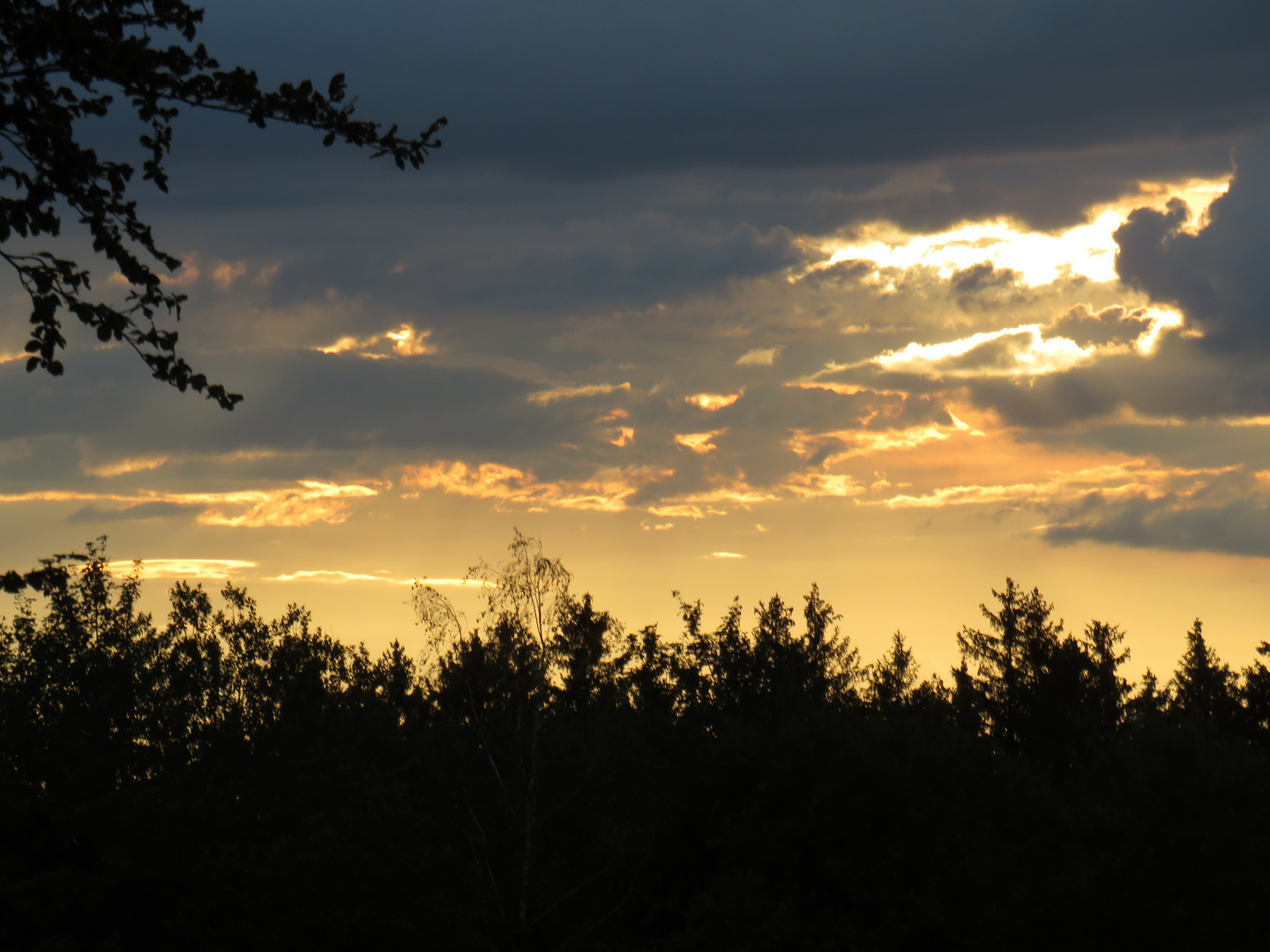 Sonnenuntergang m Förmitzspeicher