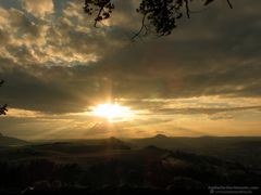 Sonnenuntergang Mai 2010 am Hohenkrähen