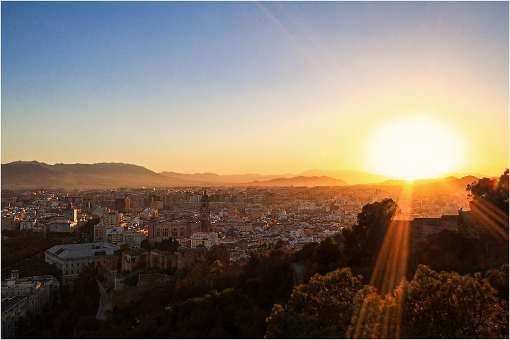 Sonnenuntergang - Malaga