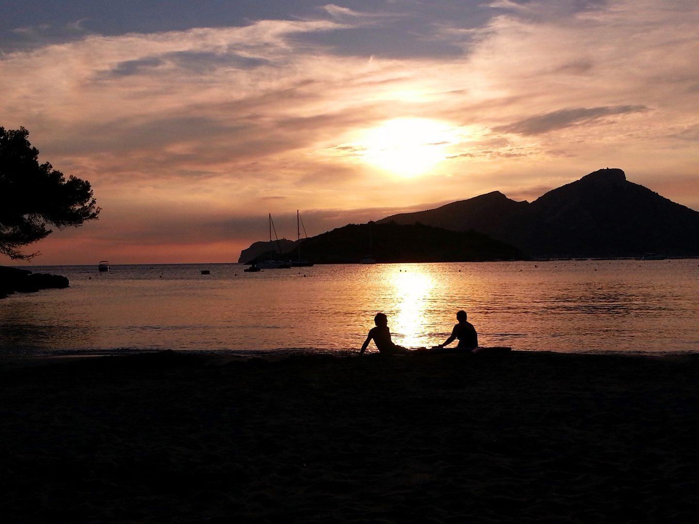 Sonnenuntergang Mallorca, San Telm