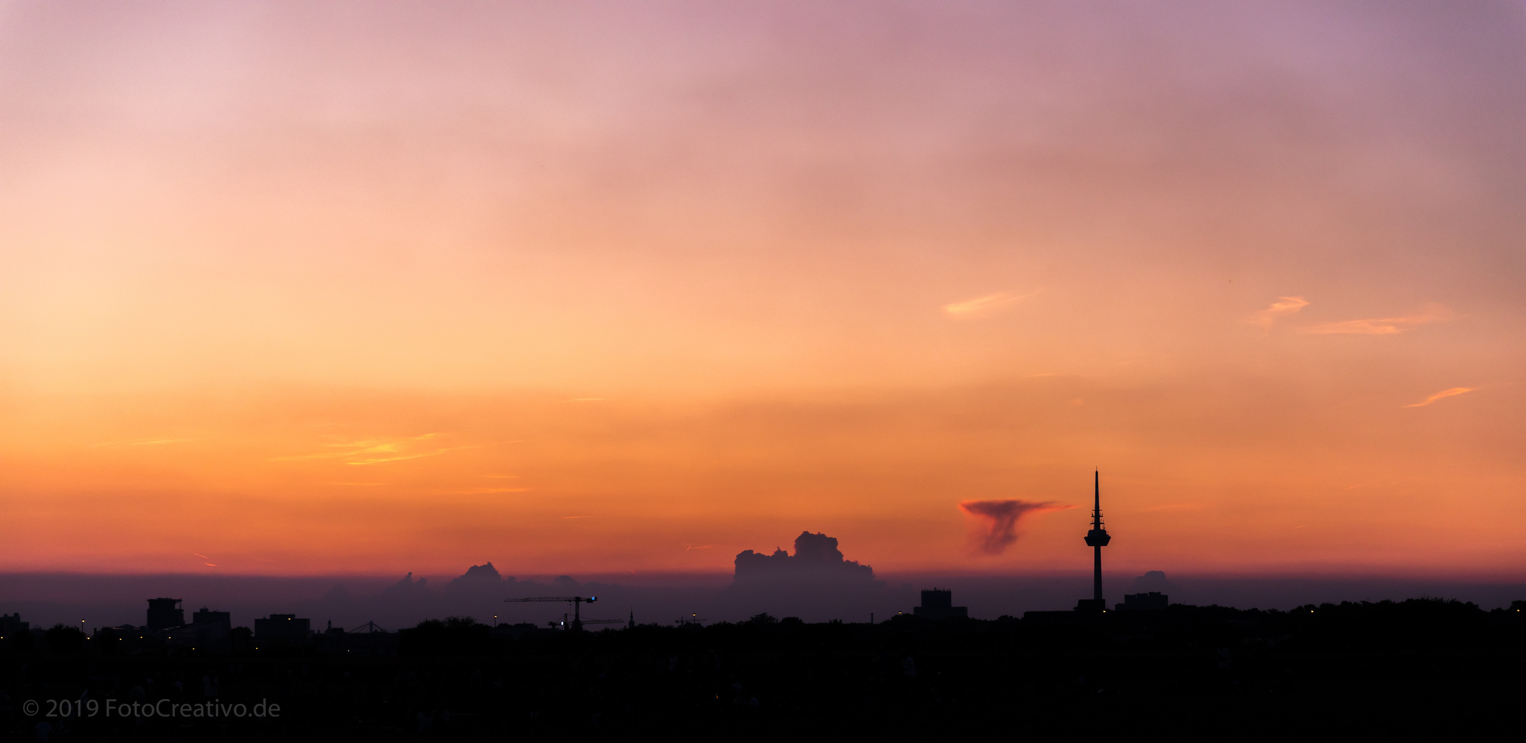 Sonnenuntergang Mannheim