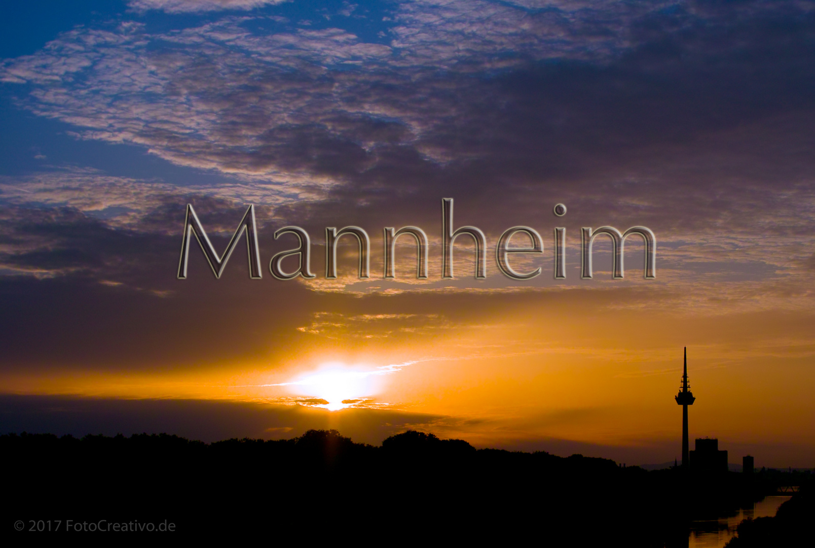 Sonnenuntergang Mannheim
