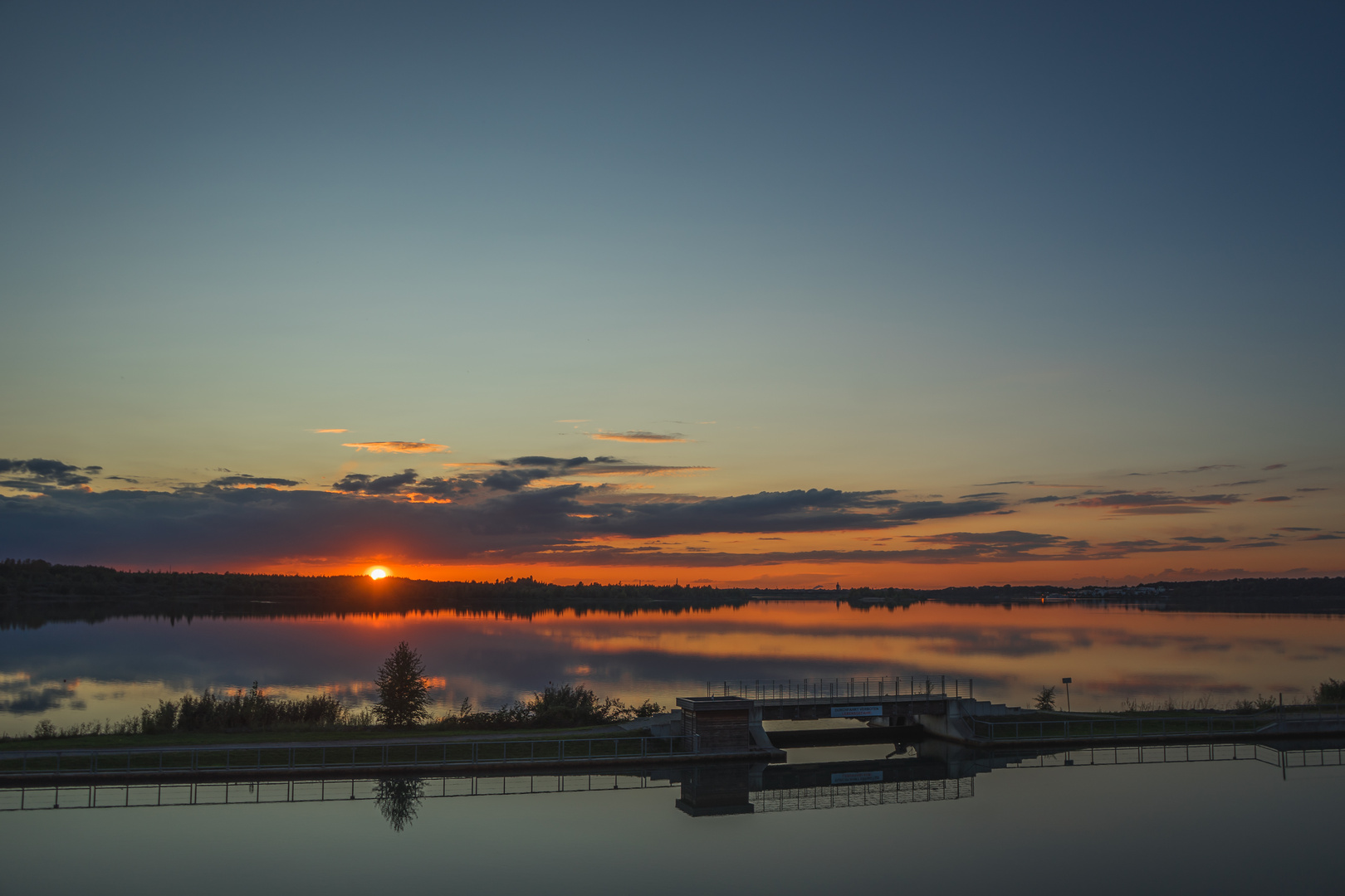 Sonnenuntergang Markkleeberg