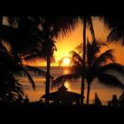 Sonnenuntergang Mauritius Orange
