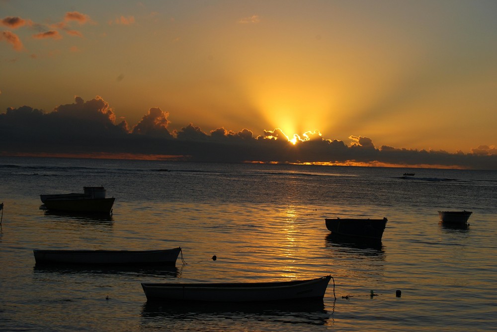 Sonnenuntergang Mauritius RS